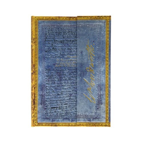 Papeterie fantaisie - CARNET A COUVERTURE RIGIDE LETTRE DE WORDSWORTH, CITANT DAFFODILS - MIDI - LIGNE - 144 P.