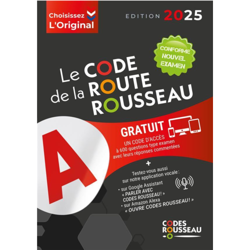 Vie pratique - CODE DE LA ROUTE ROUSSEAU B 2025